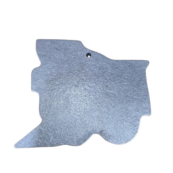 Pewter Christmas Train Ornament - Picture 2 of 2